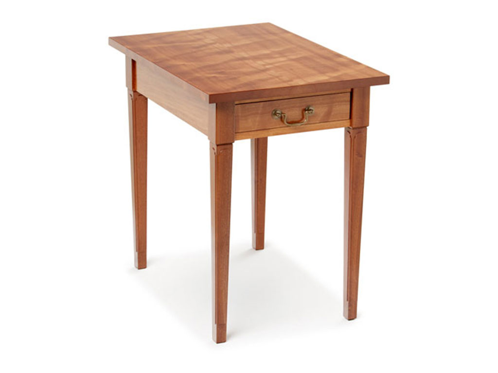 solid mahogany side table
