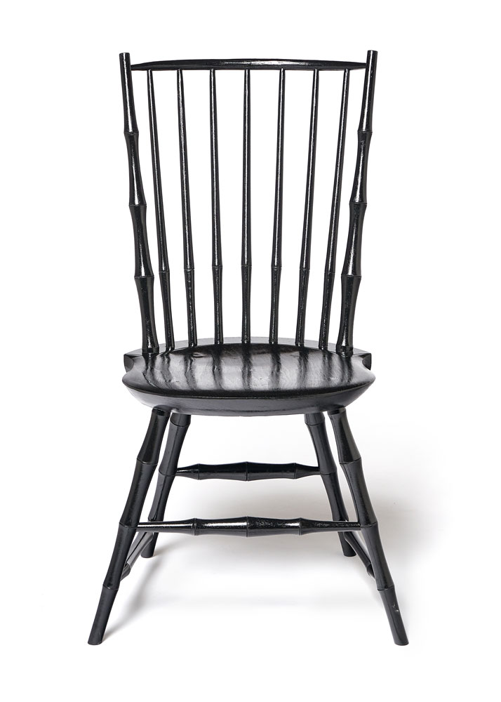 Rod-back Windsor side chair