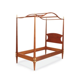 Mahogany canopy bed