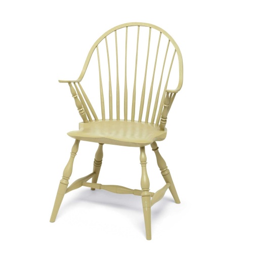 Green Continuous-arm Windsor Chair 