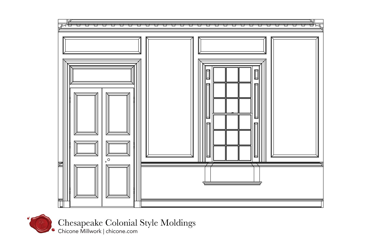 Chesapeake colonial window and doors