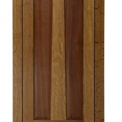 oak and walnut kitchen cabinet door 