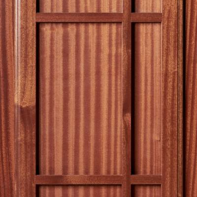 mahogany kitchen cabinet door in prairie syle